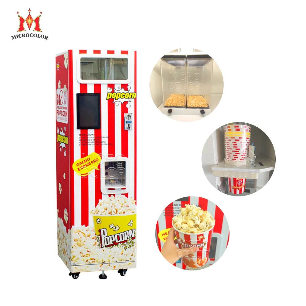 Wholesale Price Popcorn Making Maker Machine Commercial Automatic Popcorn Vending Machine for Sale