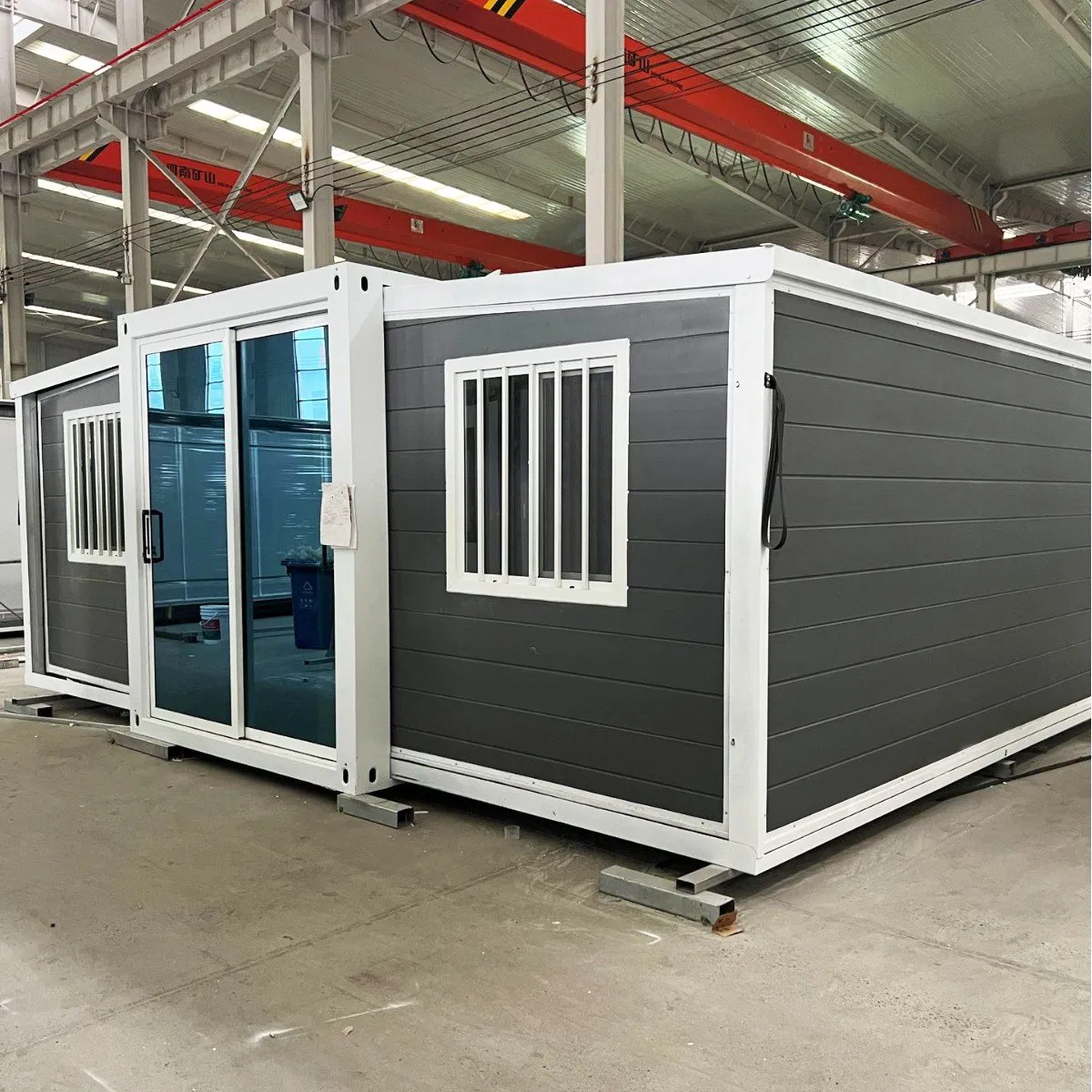 Temporary Building with Double Wing Folding House Suitable for Outdoor Work