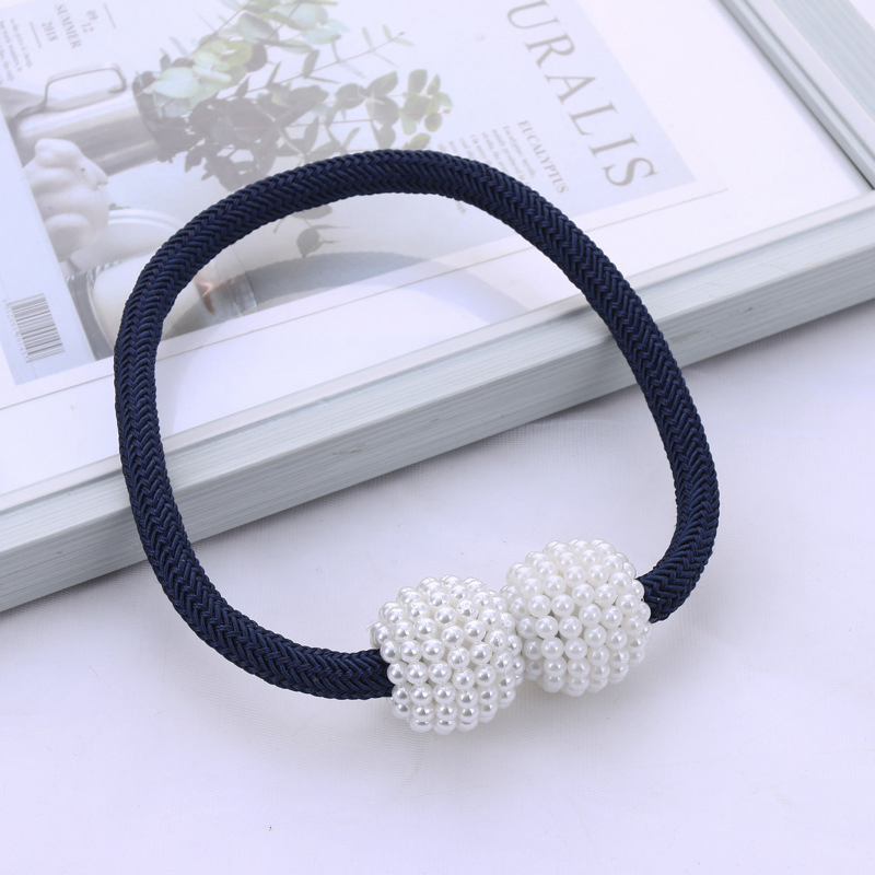 Curtain Tieback Thick Rope Large Pearl Magnetic Buckle Magnetic Curtain Tiebacks