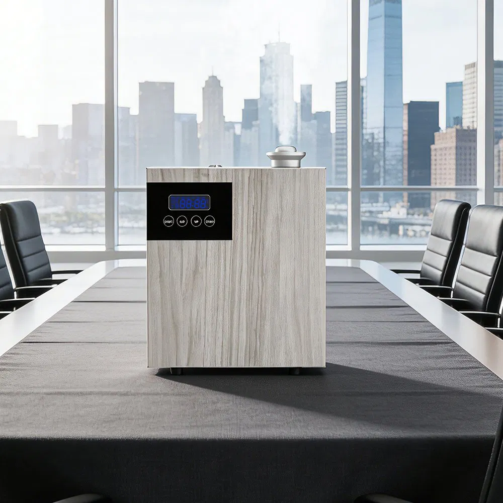 Commercial WiFi Control Electric Scent Diffuser Machine HVAC System Wall-Mounted Aroma Diffuser for Hotel Lobby