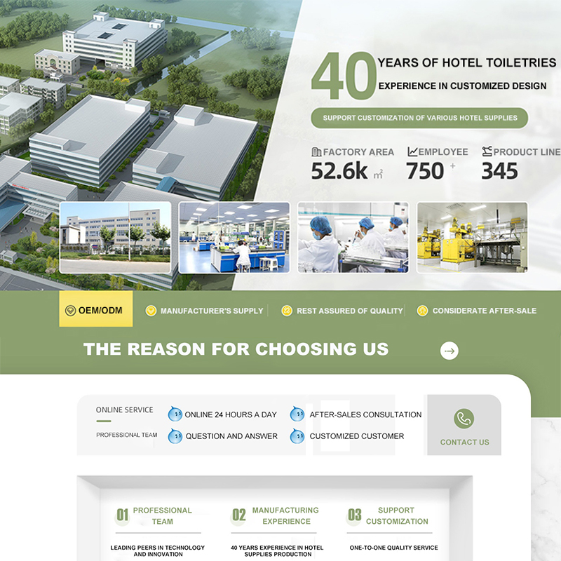 Custom Private Label Hotel Amenities Toiletries Set 40ml Mini Disposable Shampoo and Shower Gel Bath Supplies