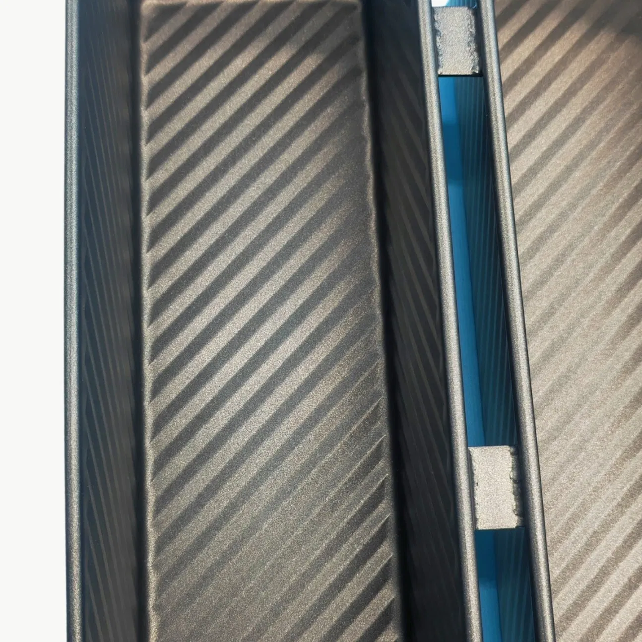 Factory ODM&OEM Industrial Use Aluminized Steel Non Sticking 5 Cavities Strap Loaf Pan Toast Bread Baking Oven Pan for Bakery Restaurant