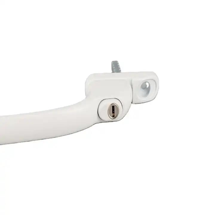 Zinc White UPVC Aluminium Alloy Casement Window Handle
