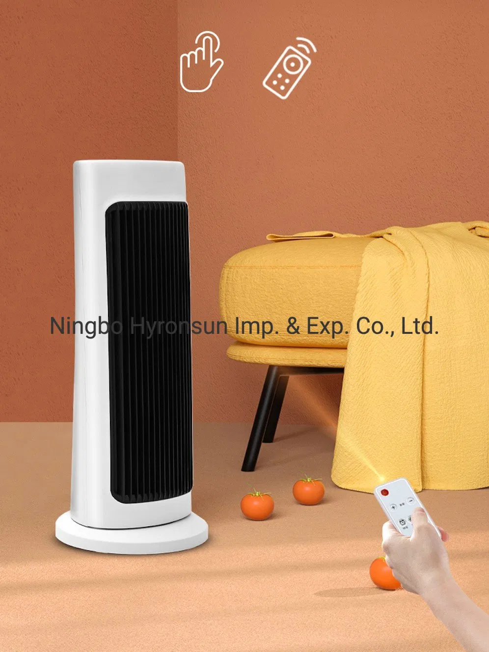 2000W Heater Fan Portable PTC Ceramic Electric Fan Heaters