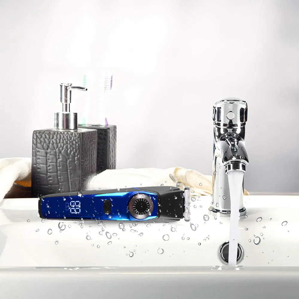 Electric USB Rechargeable Cordless Hair Clipper with Rotary Knob