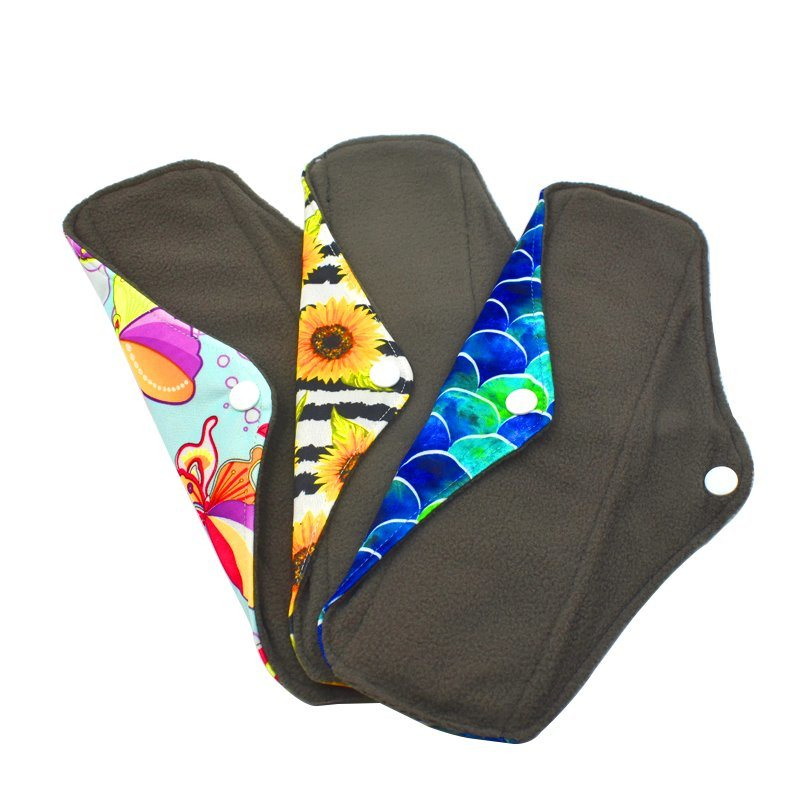 Custom Brand Name Ladies Organic Cotton Period Pad Disposable Full Wrapping Open Sanitary Napkins