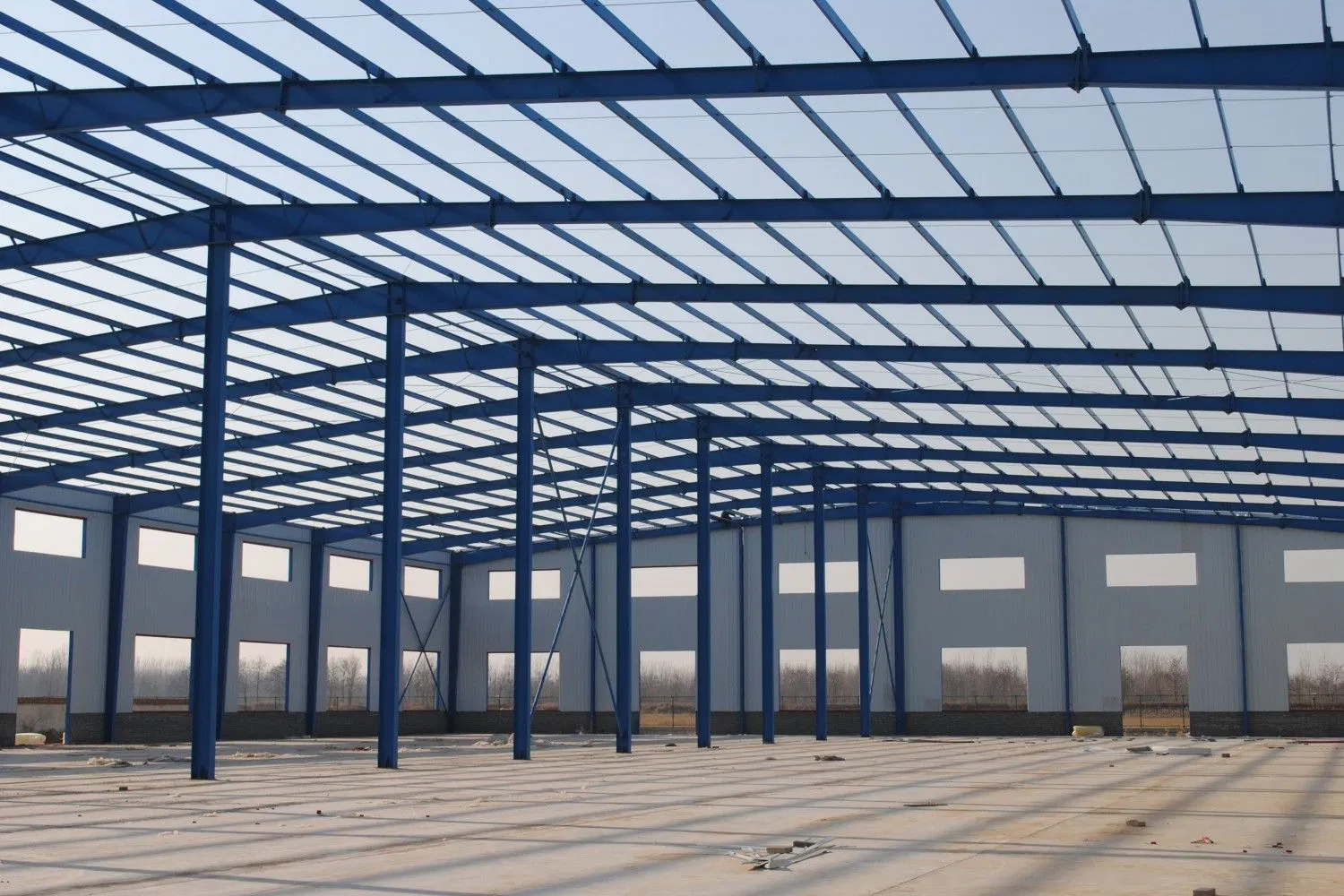 Premium Aisc Steel Warehouse Building with Truss Joint Beams