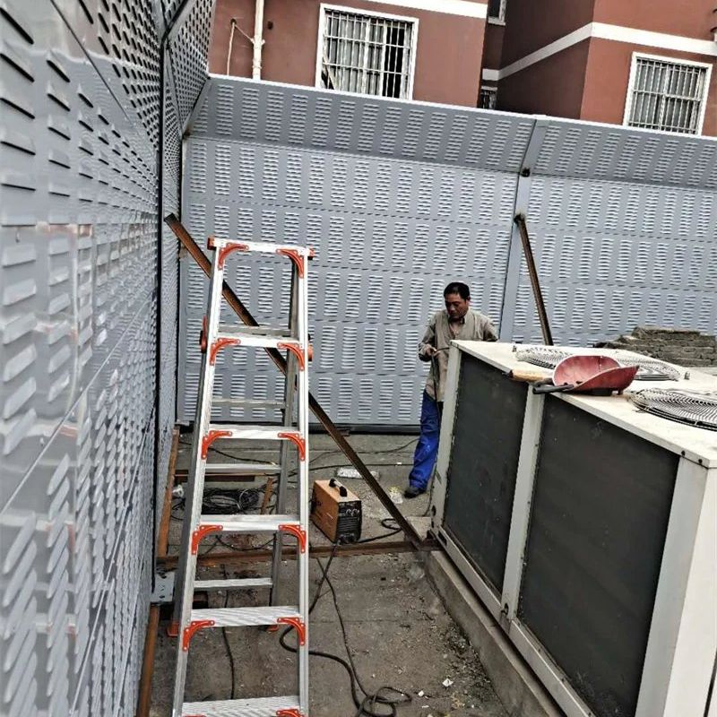 Residential Soundproof Barrier Wall Galvanized Steel Noise Reduction Fence