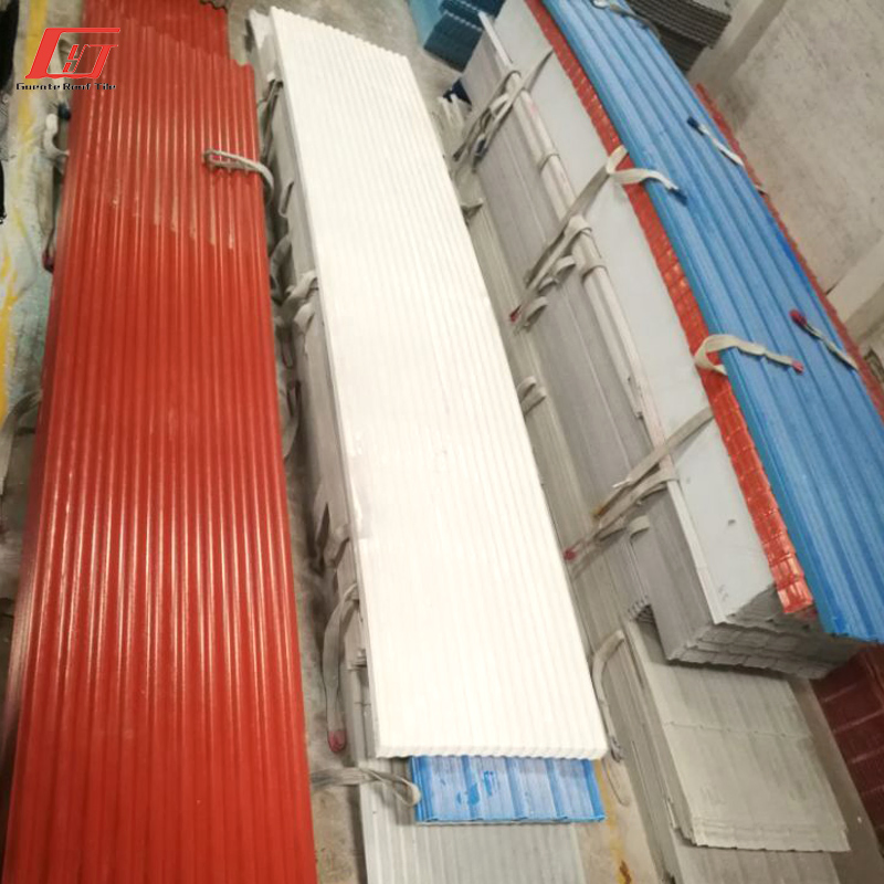 1.2-3.0mm UPVC / ASA UPVC Plastic Roofing Sheet 10-25years Guarantee UV Protect Roof Tile