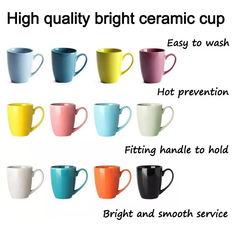 Blank 11oz Ceramic Porcelain Plain Cups to Sublimate Cups for Printing