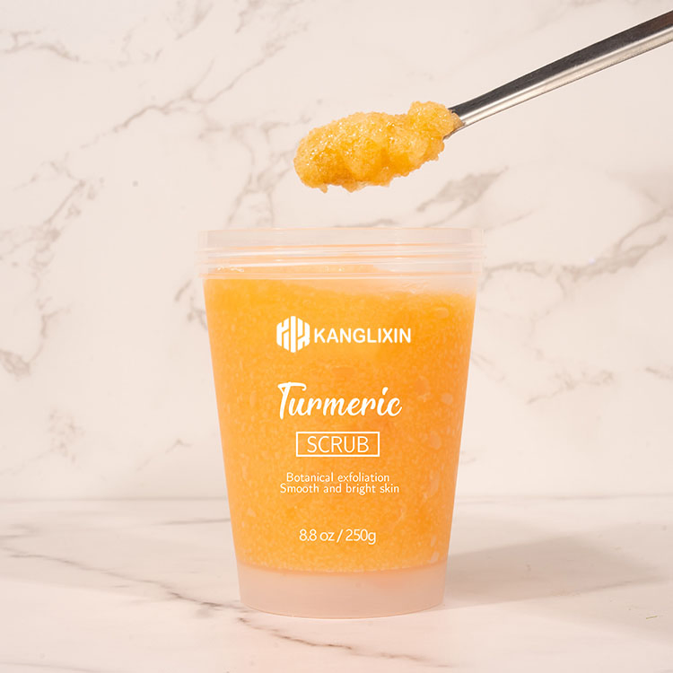 Private Label Women Scrubs Facial Natural Body Lightening Coffee Sugar Organic Skin Care Turmeric Body Scrub