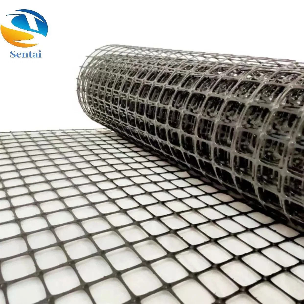 Black Asphalt Road Biaxial Plastic Geogrid for High-Quality Reinforcement Earthwork with MSDS