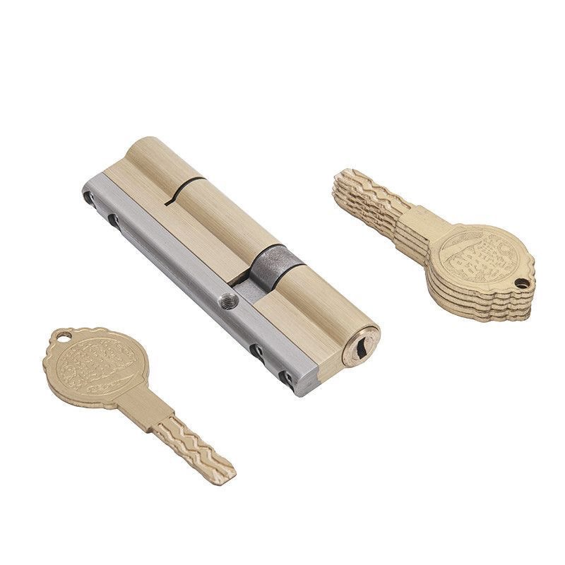 OEM Pure Copper Material Waterproof Durable Bass Lock Key Cylinder for Door Lock