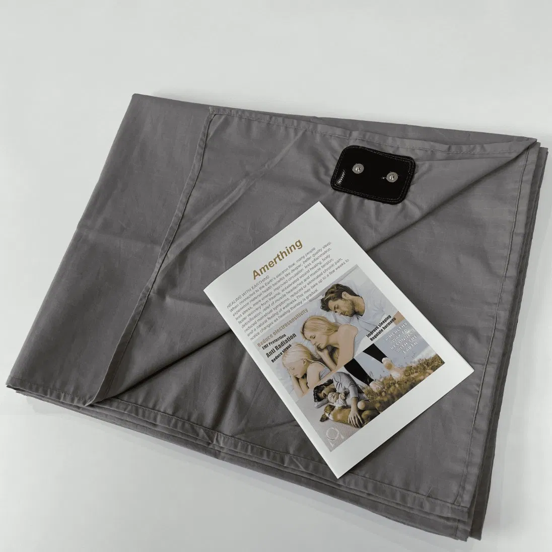 ODM Earthing Bed Sheets Conductive Silver Fiber Grounded Flat Bedsheet