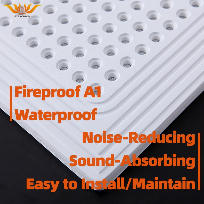 Residential False Ceiling 603X603mm Gypsum Ceiling Gfrg