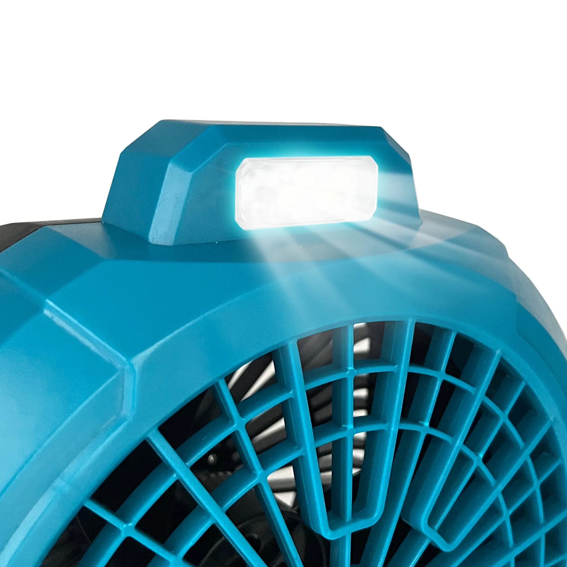 20V Cordless Camping Outdoor Battery Electric Portable Rechargeable Fan Table Fans with LED Light