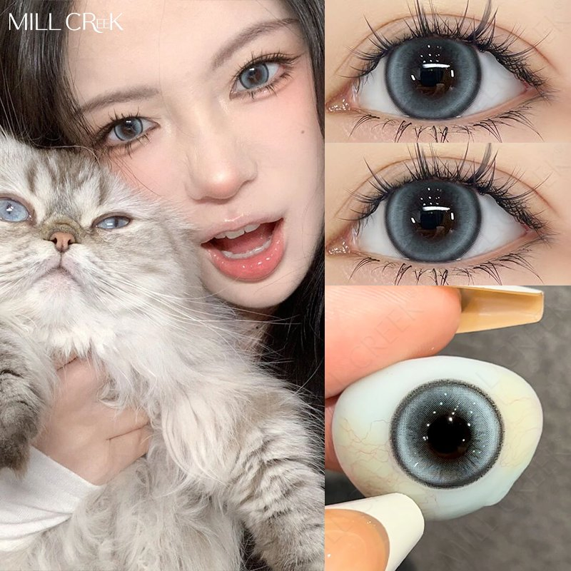 Millcreek Color Contact Lens Yearly Cosmetics Soft Colored Eye Contacts Makeup Wholesale Prescription Available
