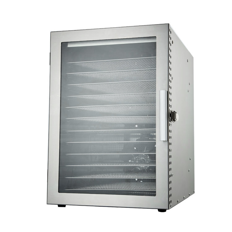 Stainless Steel 12-Tray Food Dehydrator with Digital Control