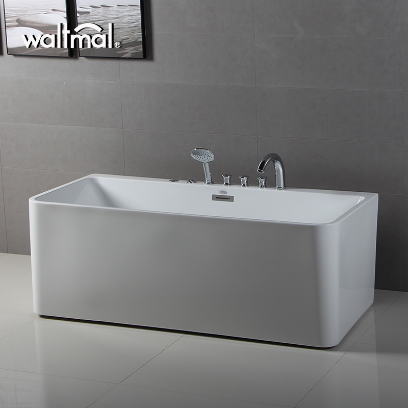 Встраиваемая ванна Waltmal с гидромассажем