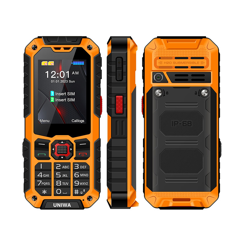 Защищённый телефон Uniwa S9 4G LTE с мощным аккумулятором