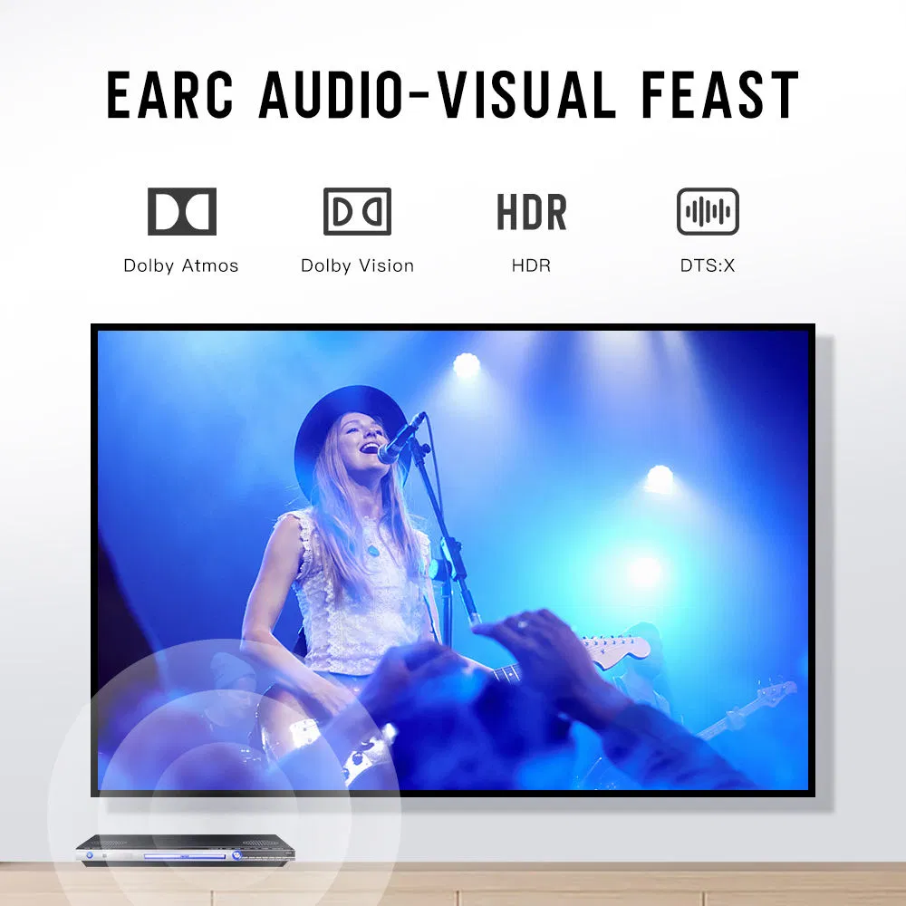 Кабель HDMI 2.1 8K 48Gbps с нейлоновой оплеткой