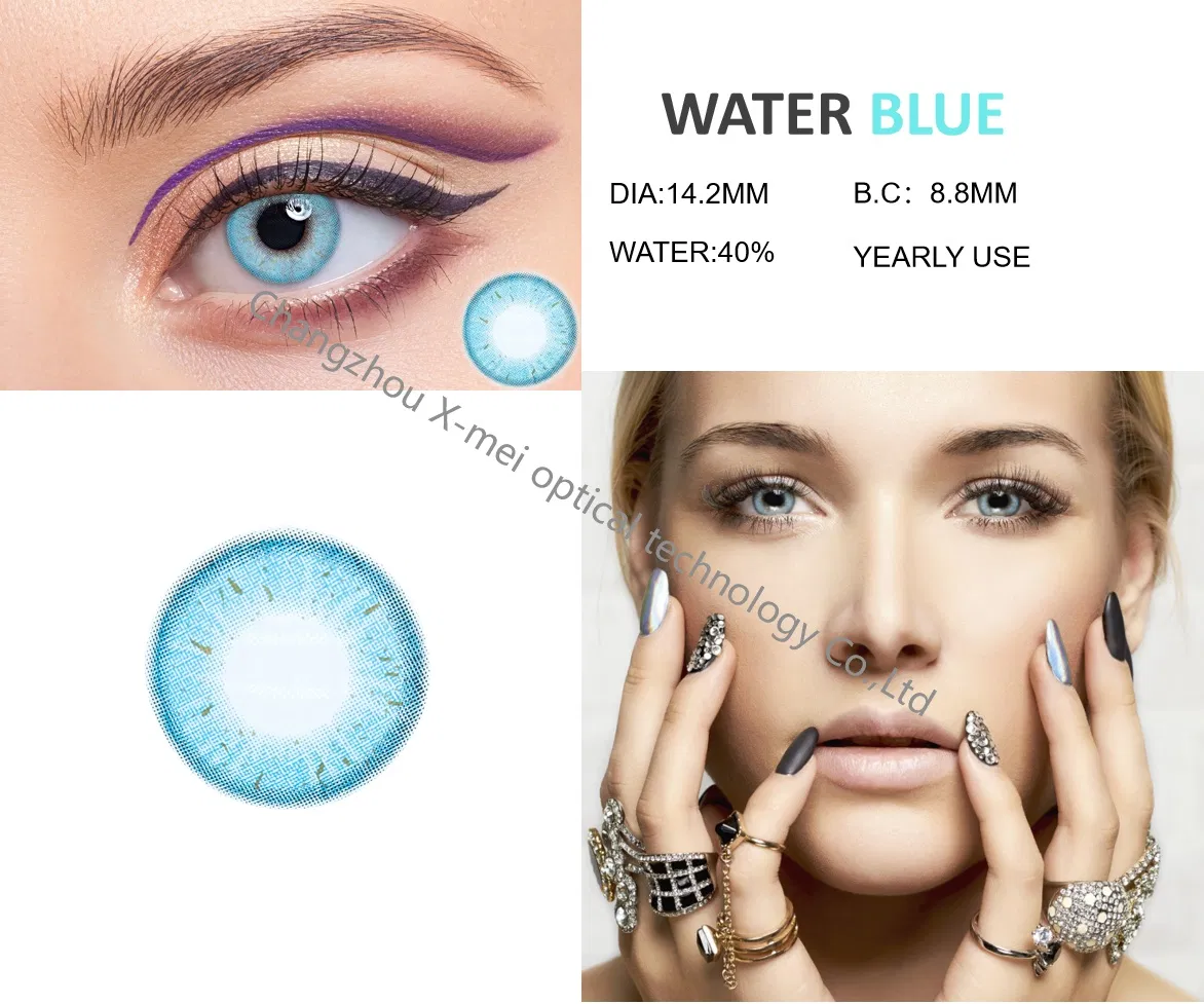 Fresh Colors Wholesale Price Lenses Blue Colored Eye Contact Lens