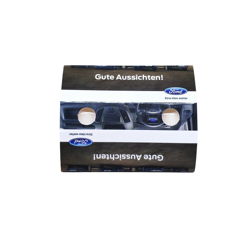 Custom Mini Children's Toy Portable Folding Telescope 3D Cardboard Binoculars