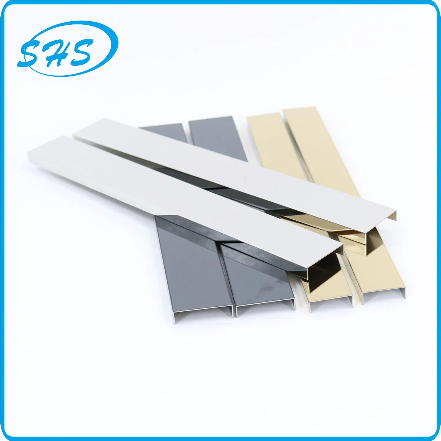 Premium Stainless Steel U-Shape Profile with Ti-Black Rose Finish