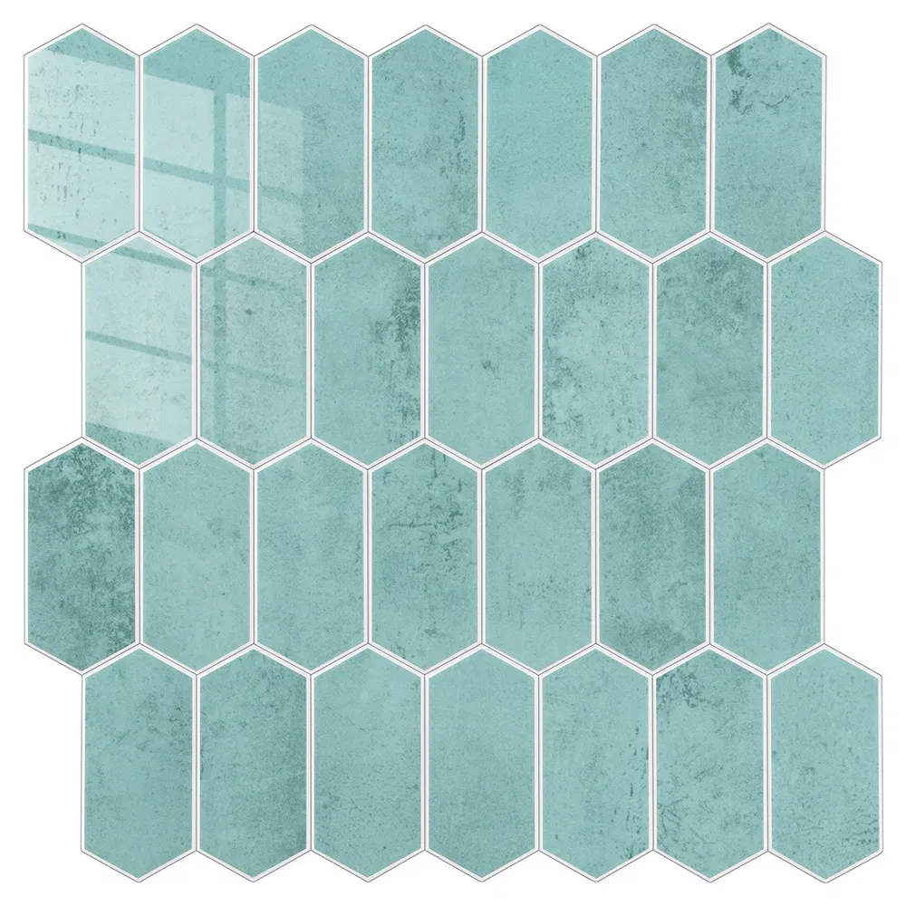 Hot Selling Bathroom Kitchen Wall Home Decor Ceramic Peel and Stick Gold Metallic Peel and Stick Mosaic Tile with Factory Price