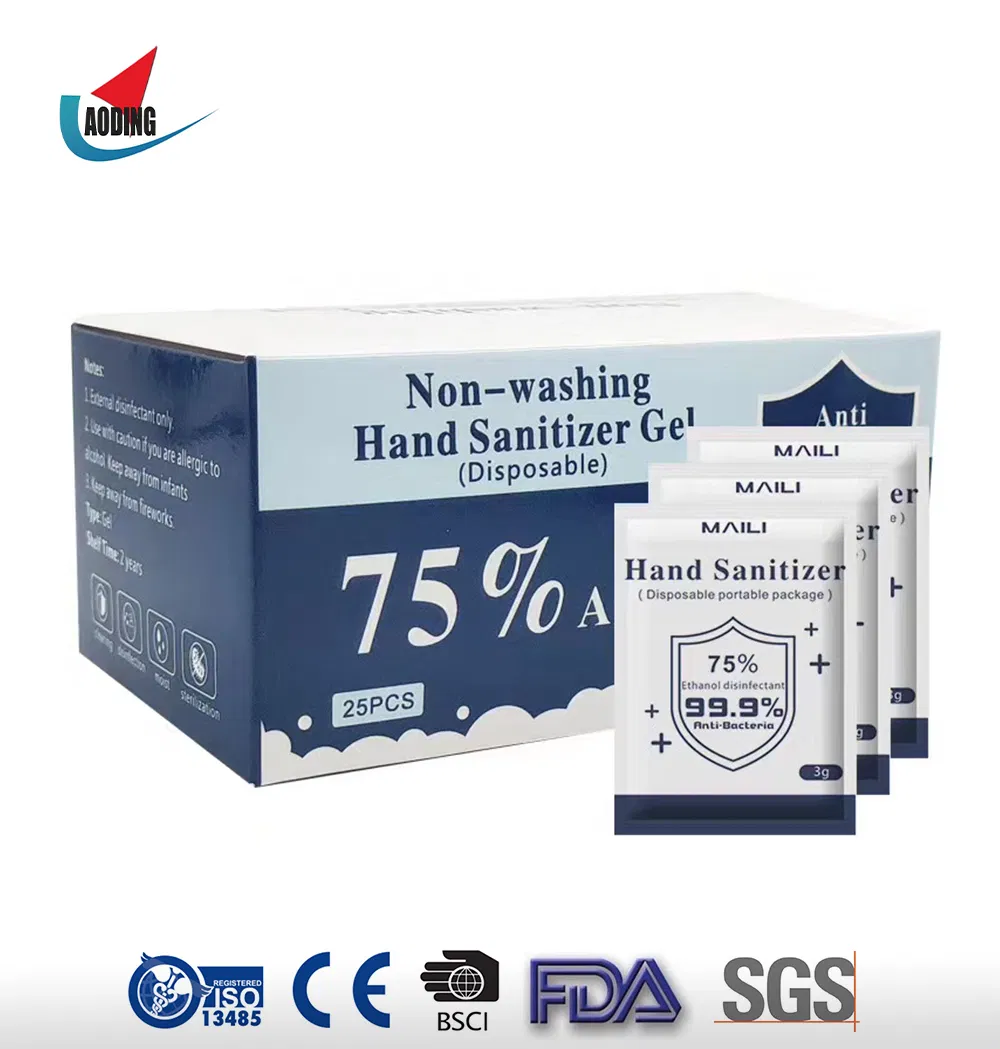 Anti Bactierial Pocket Hand Sanitizers Travel Size Mini Alcohol Sanitizer Gel Bulk
