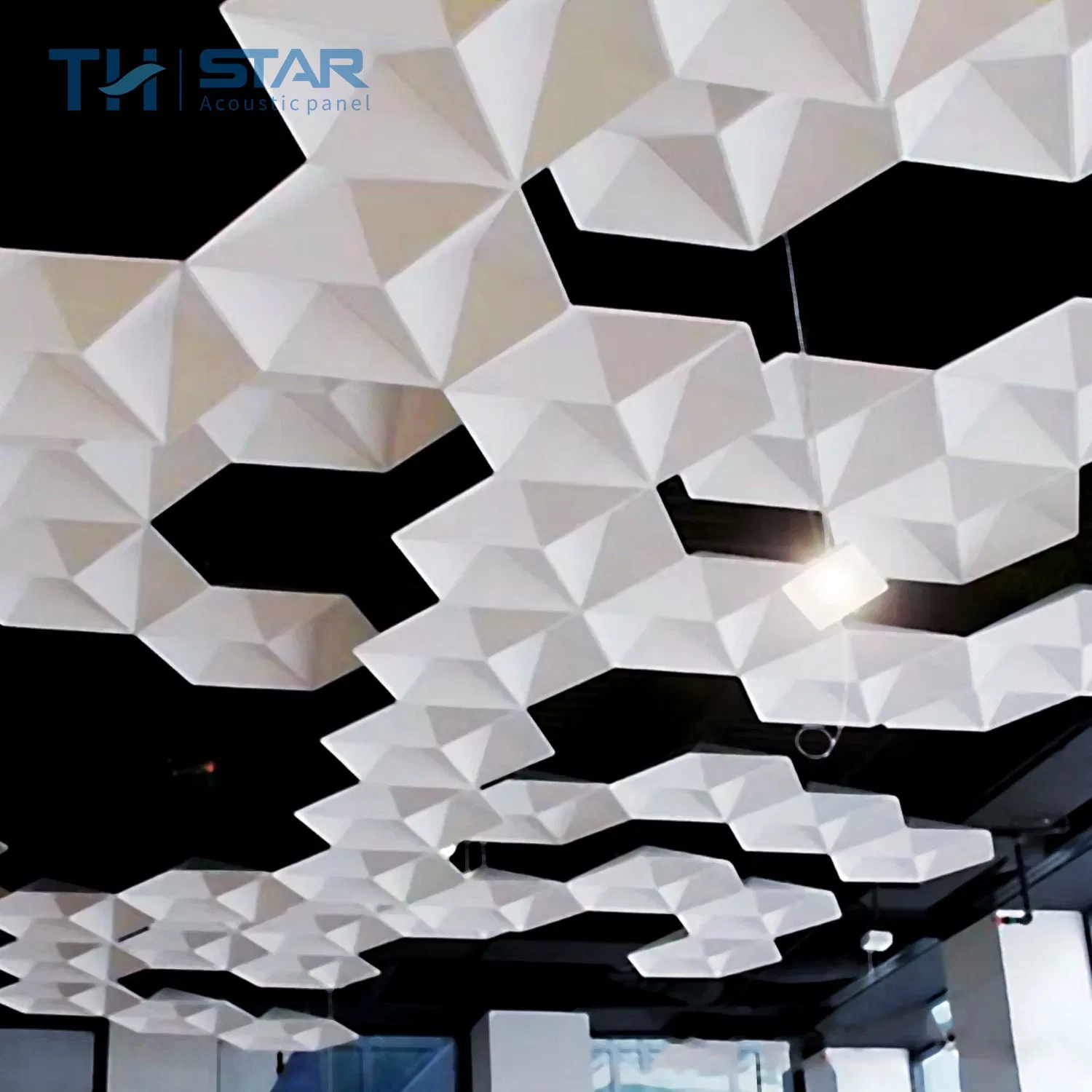 100% Polyester Fiber Acoustic Panel with Fire Retardant for Office