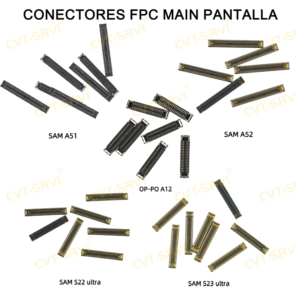 Шлейф FPC для дисплея Samsung S22 Ultra, A51, Oppo A12