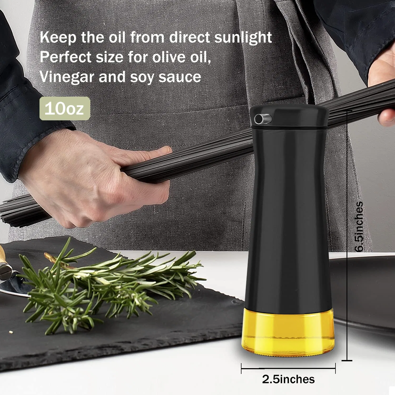 Oil and Vinegar Dispenser Oil Dispenser Bottle for Kitchen with Drip Free