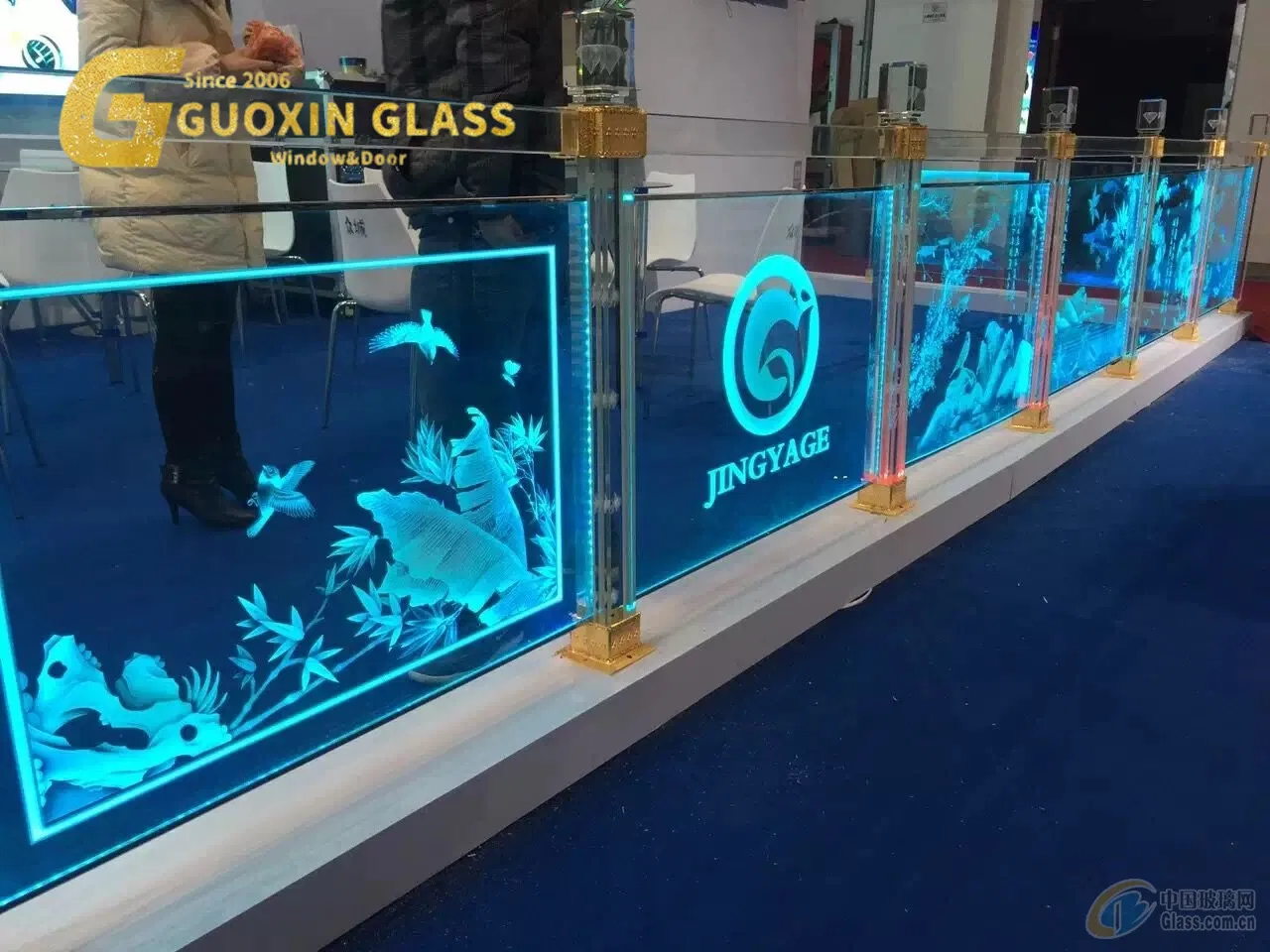 Premium 3D Laser Engraved LED Glass Art for Home Decor