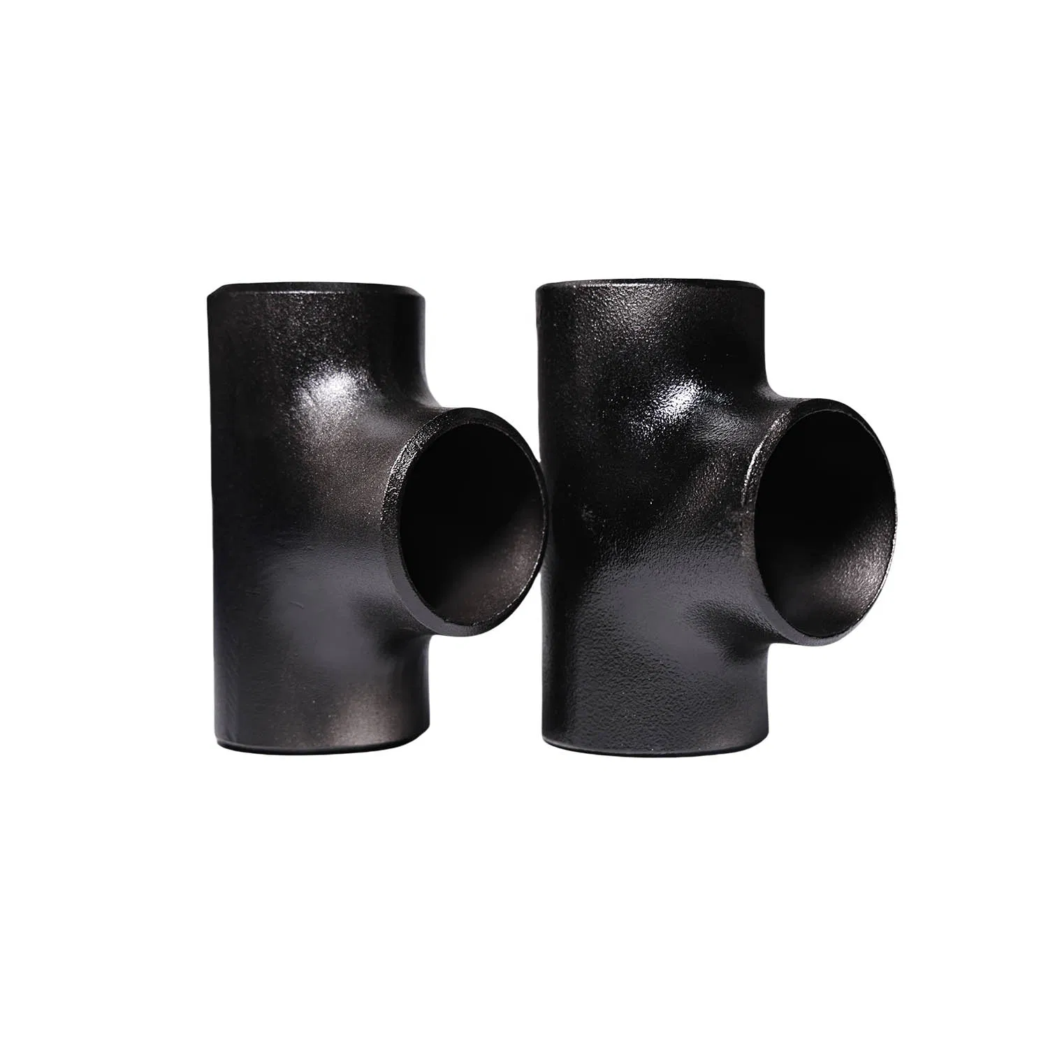Chinese Factory Customization Corrosion Resistant Carbon Steel Equal Tee with Smooth Bore for Food Processing Industry