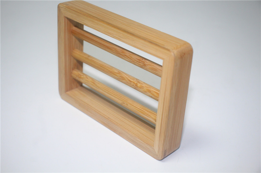 Premium Bamboo Bathroom Soap Box Suitable Draining Home and Hotel Use Box