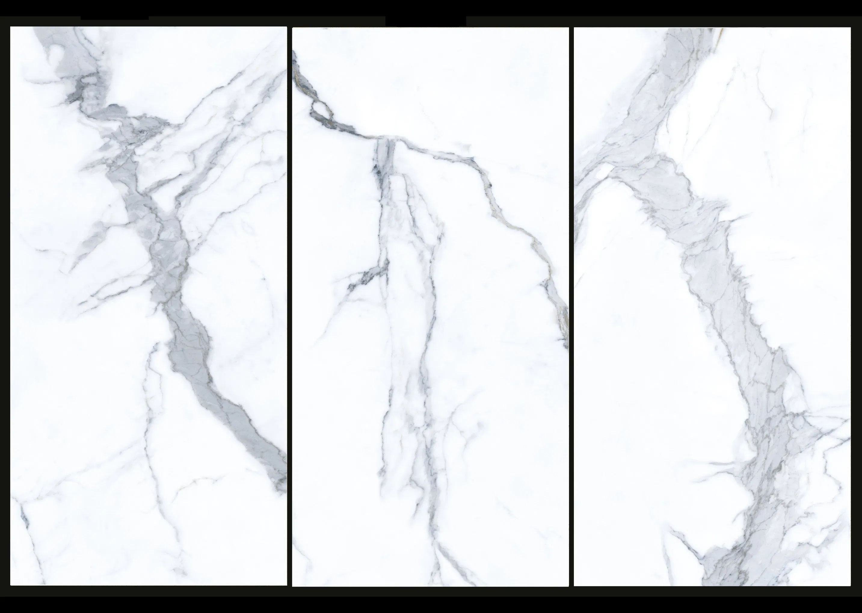 Foshan Decoration White Color 600X1200mm Full Body Glazed Polished Porcelain Marble Floor Tile