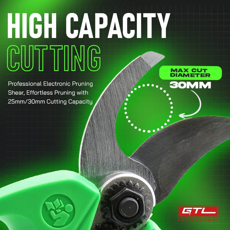 Cordless Power Pruner DC21V DIY Brushless Motor Pruning Shears for Garden (CDPS038-25)