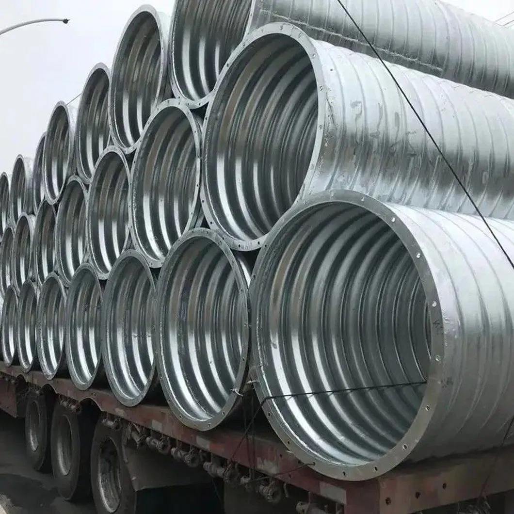 Factory Price High Corrosion Resistance Customizable Galvanized Corrugated Steel Pipe