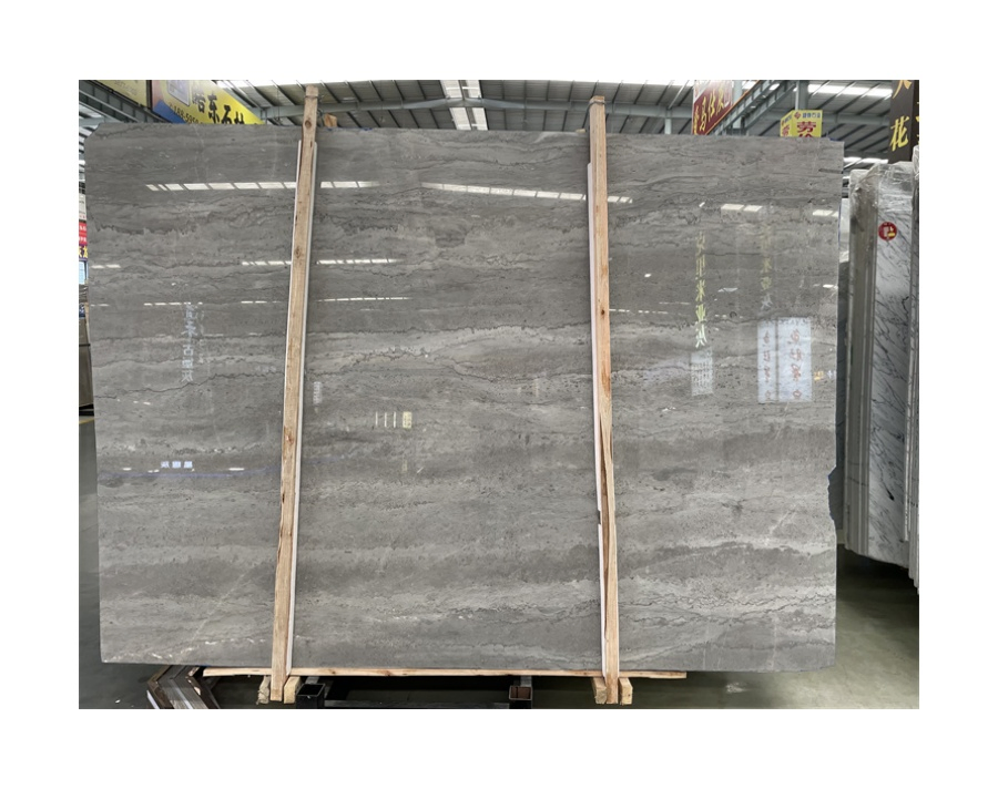 High-End Interior Decoration Natural Marmol Stone Slabs Gray Marble Cartier Grey Marble Slabs for Villa