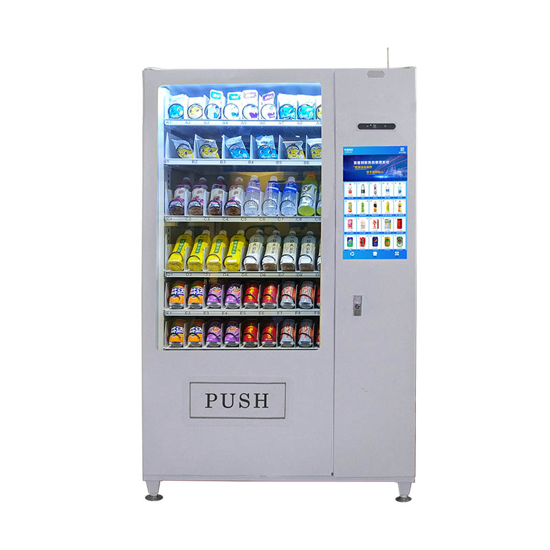 High-Quality Automatic Vending Machine for Snacks and Drinks with Touch Screen and Cashless Payment