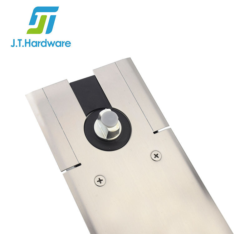 Jthardware Factory Priceadjustable Spring Power 90 Degree Hold Open Floor Mounted Door Closer for Good Price