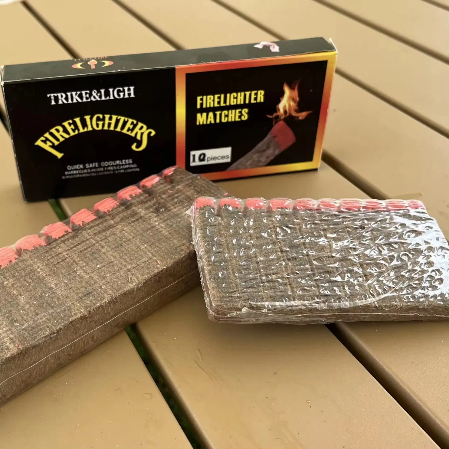 Survival Camping Barbecue Firelighter Matches for Outdoor Wood Stove Fire Lighting Safety Matches