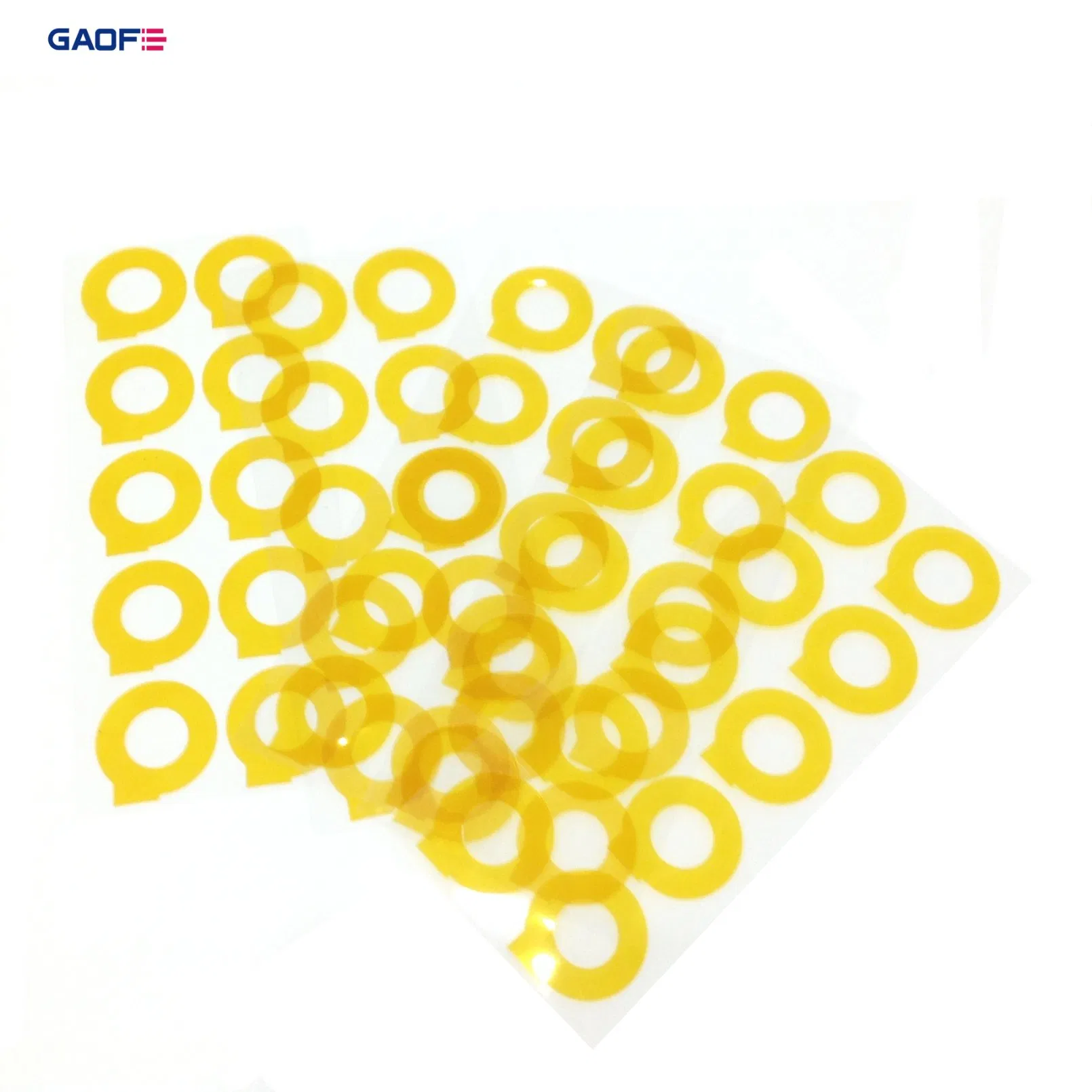 Gaofe Die Cut Dots Discs 260 Degree Industrial Electronics Single-Sided Polyimide Tape Circuit Board Heat Resistant Labels