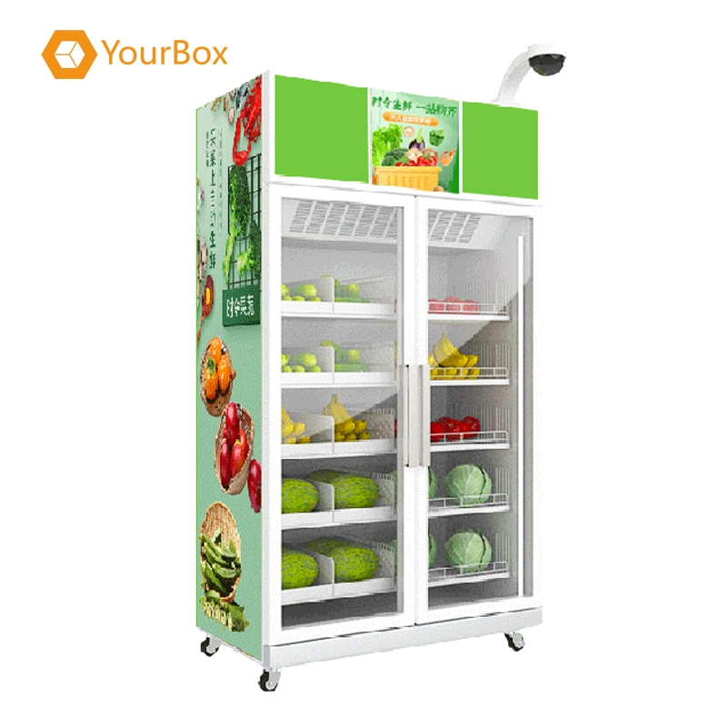 Vending Machine, Fresh Food Community, Self-Service Vending, Fresh-Keeping Cabinet, Display Cabinet