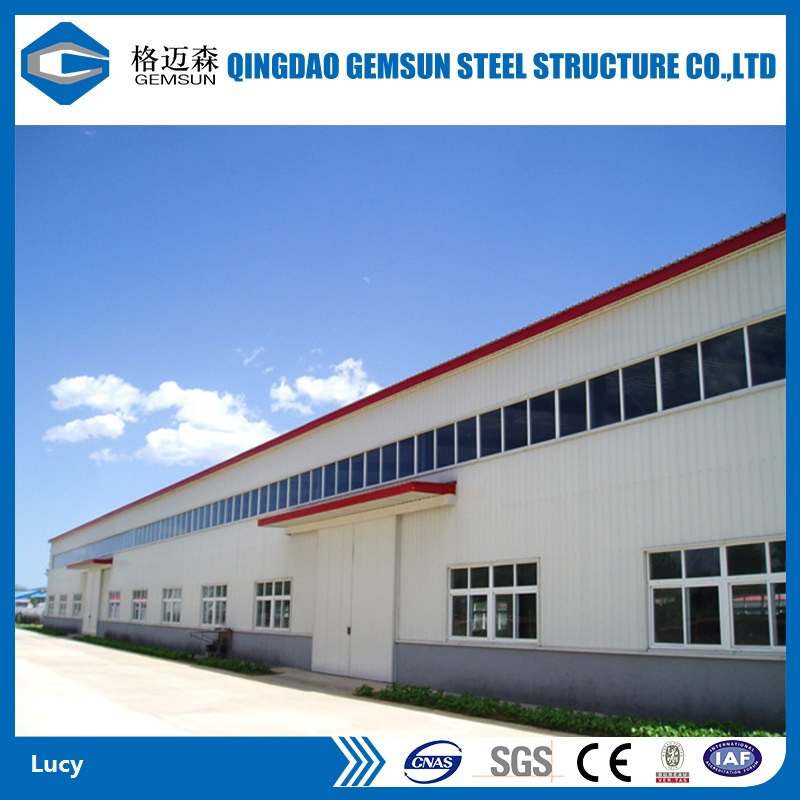 H-Section Column/Beam Light Steel Building/Workshop/Office/Warehouse