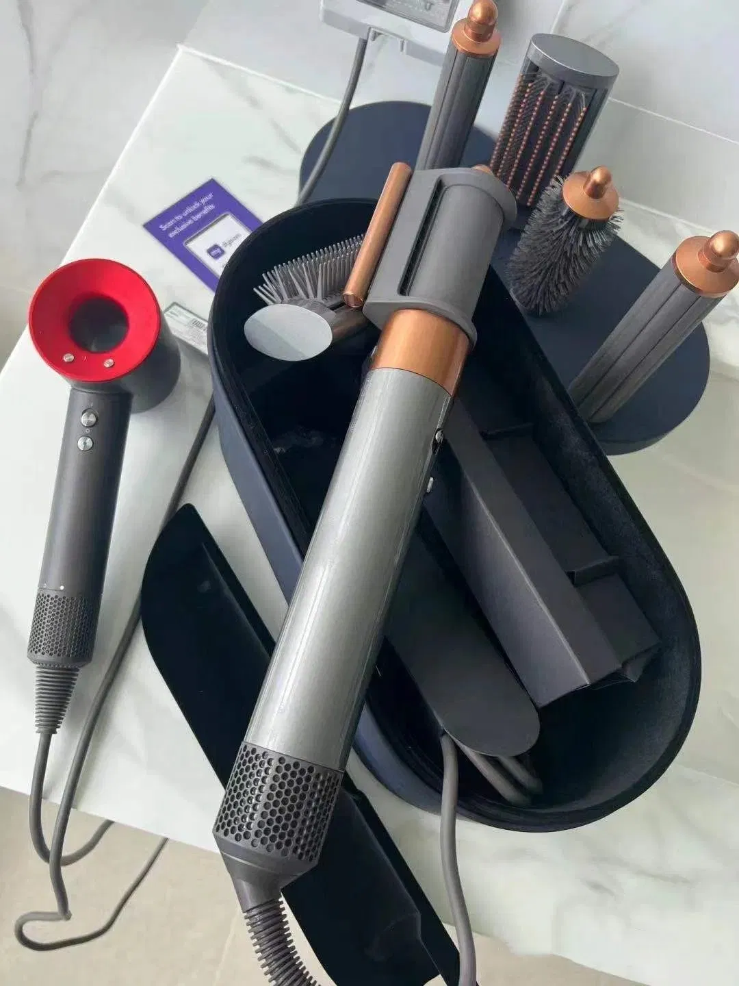 Effortless Hair Styling with Vince Blue Rose Color Air Curler