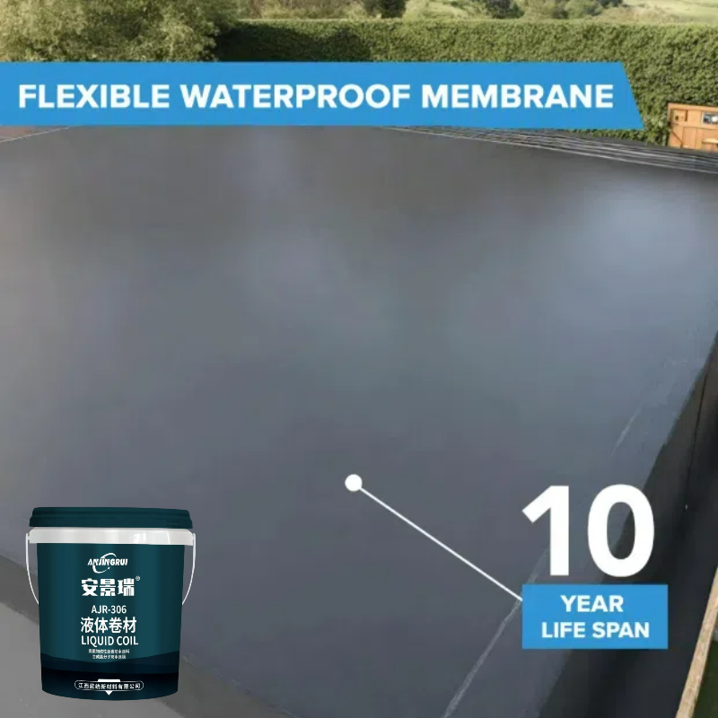 Convenient Green Anti-Aging Liquid Coil Acrylic Waterproof Coating for Roof Wall Basement