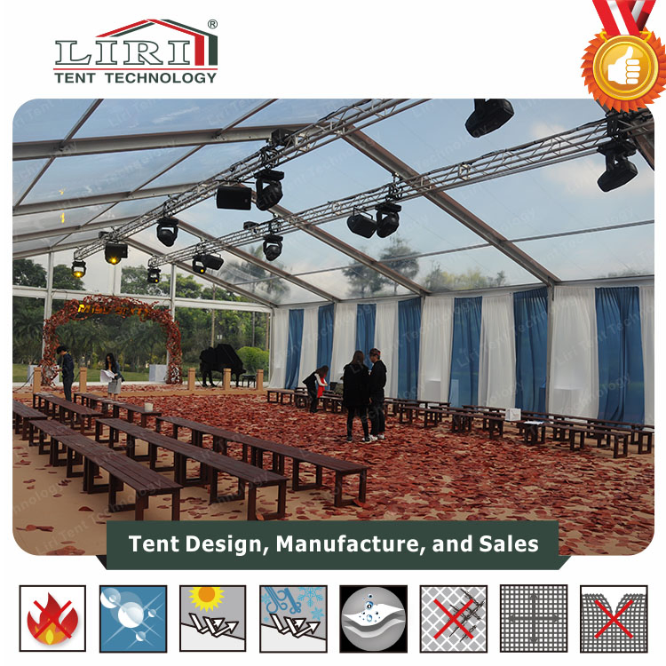 Clear Span Transparent Marquee Tent for Fashion Show