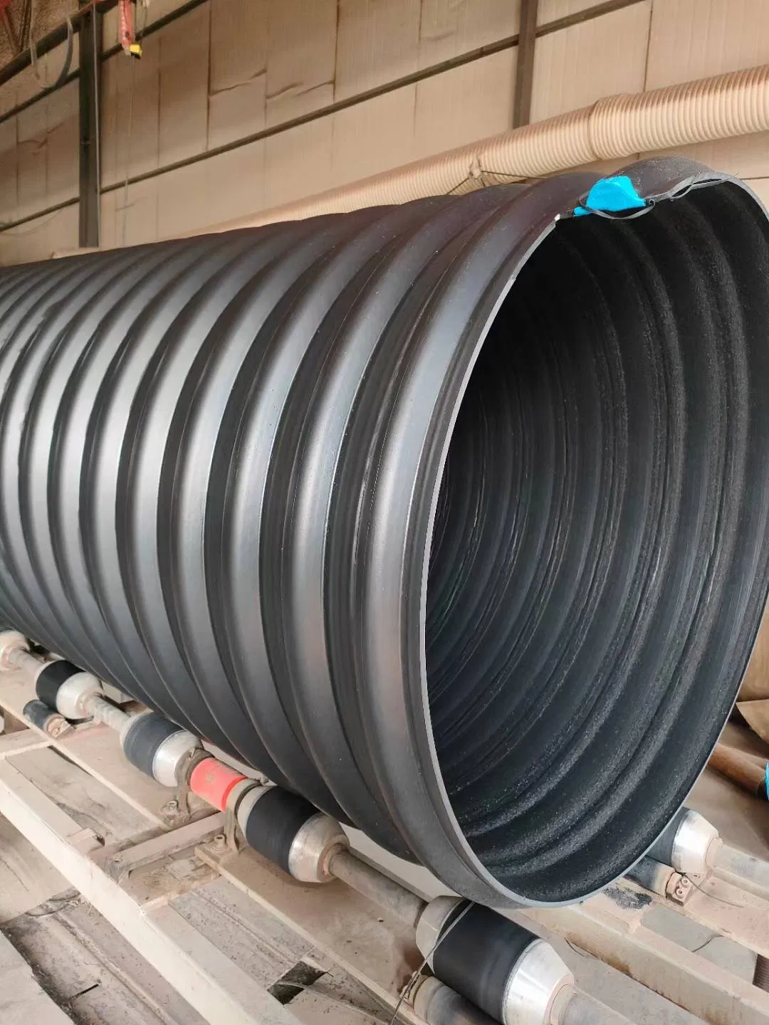Durable HDPE Steel Belt Reinforced Spiral Corrugated Pipe for Drainage Application